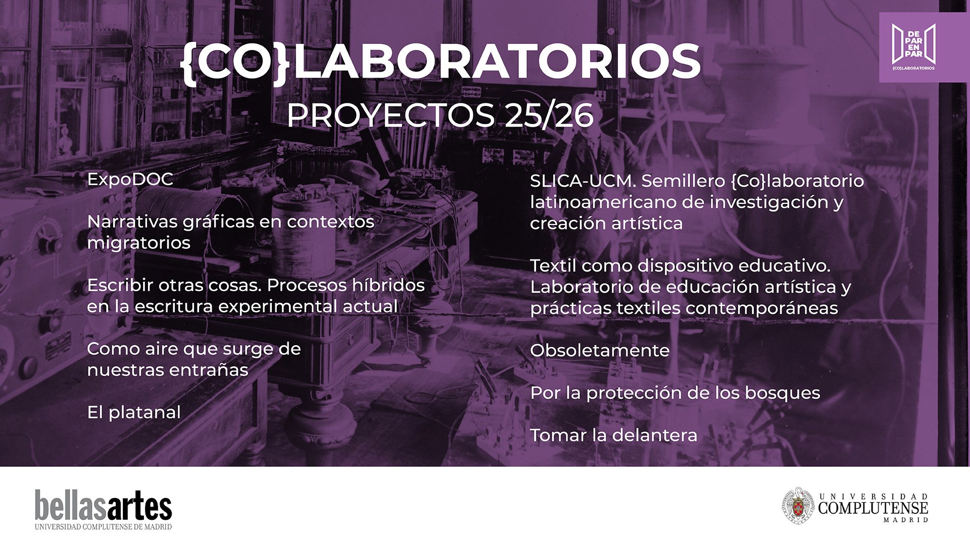 {Co}LABORATORIOS: Proyectos 2026